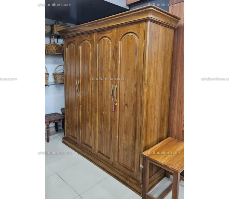 Swift 4 Door Wardrobe In Imported Teak Wood