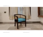 Clint Arm Chair with Cane In Rosewood - Image 3