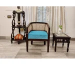 Clint Arm Chair with Cane In Rosewood - Image 2