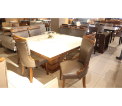Marble top dining table 13