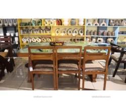 Glass dining table 6 seater 17