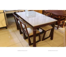 Glass dining table 6 seater 14