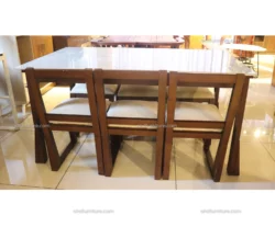 Glass dining table 6 seater 15