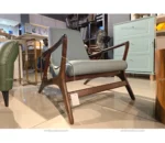 Neo Arm Chair In Teak Wood - Teak Wood - Image 6