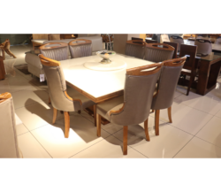 Marble top dining table 10