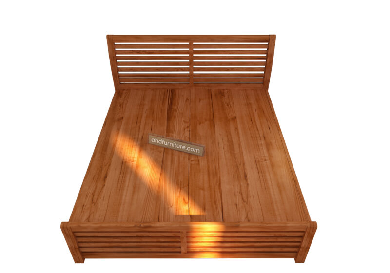 G4 Queen Size Bed With Storage In Hardwood