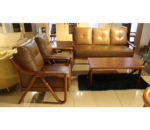 Stella Leather Sofa Set 3+1+1 Seater - Leather - Image 4