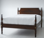 Leeds Queen Size Poster Cot In Mahogany - Image 2