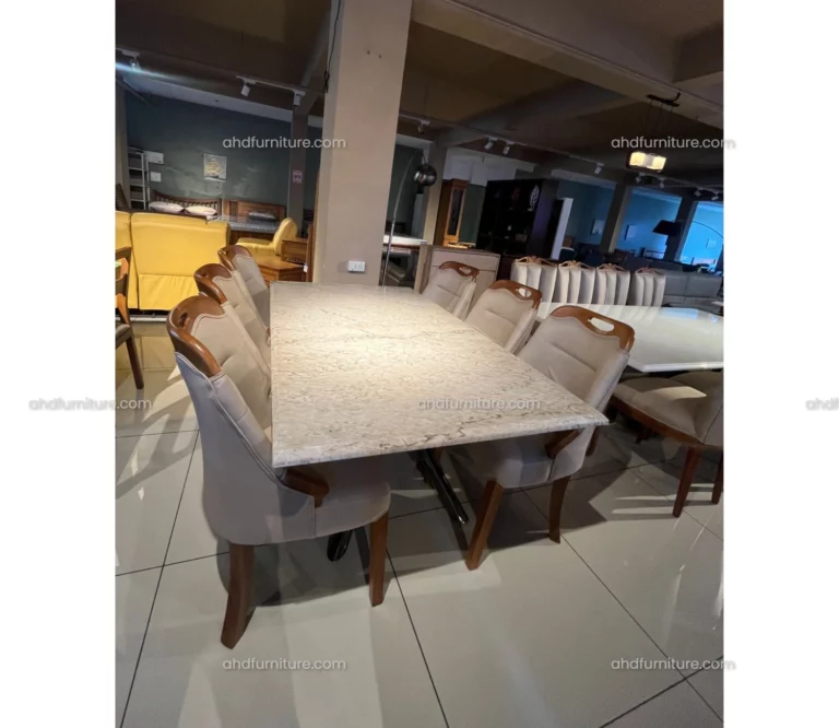Marble top dining table 4