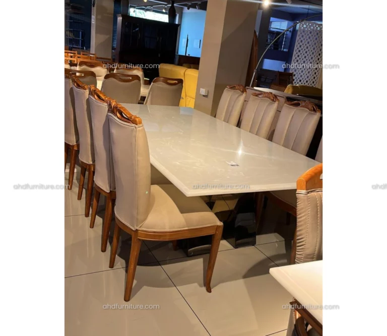 Marble top dining table