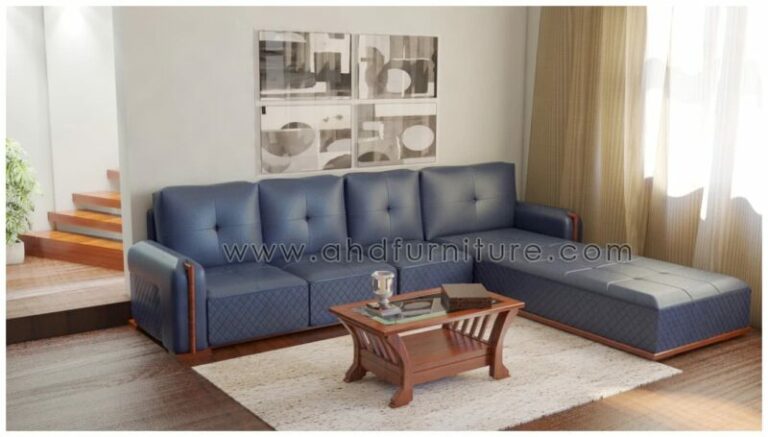 Monaco Fabric L Shape Sofa Set