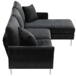 Carolina Spring L Shape Sofa - Fabric, L Shaped - Image 4