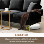 Carolina Spring L Shape Sofa - Fabric, L Shaped - Image 15