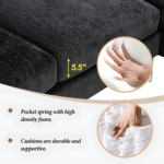 Carolina Spring L Shape Sofa - Fabric, L Shaped - Image 18