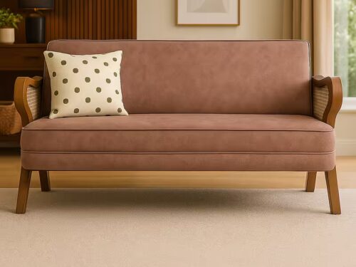 Sheraton wooden sofa set made in teak wood