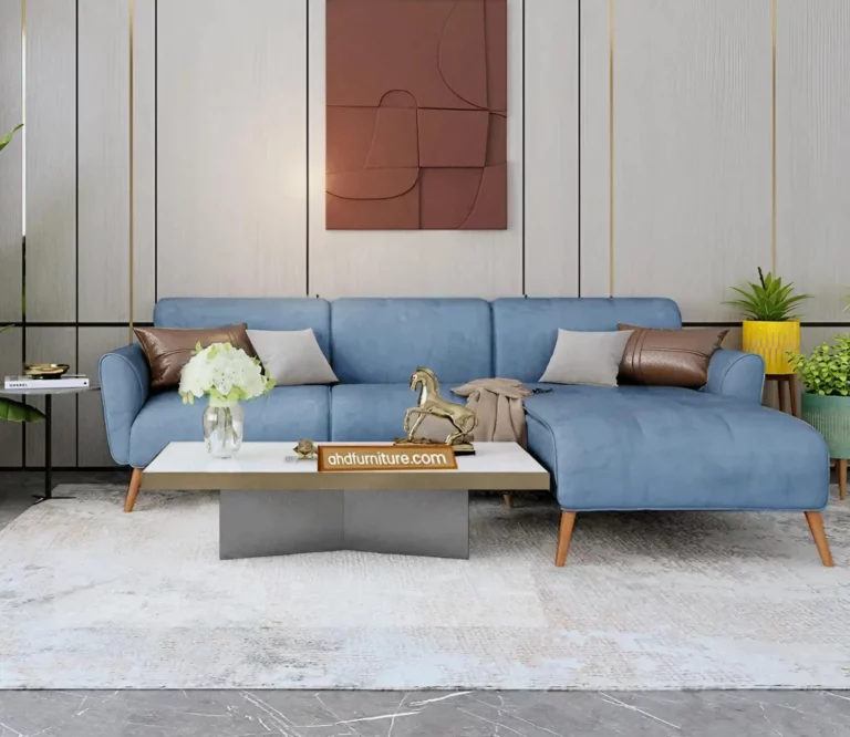 Aspire Wooden L Shape Sofa Set