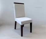 Passcore 6 Seater Dining Table ( Table Only ) In Mahogany Wood - Image 8