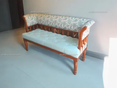 Eclipse Diwan Cot In Teak Wood