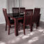 Plain 6 Seater Wooden Dining Table In Teak Wood ( Table Only )