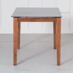 Armona Wooden Dining Table Set In Mahogany Wood - Image 2