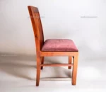 Simple Wooden Dining Chair In Teak Wood - Teak Wood - Image 4