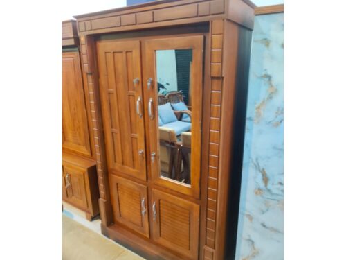 Casa 2 Door Wooden Wardrobe In Teak Wood - G2