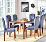 Armona Wooden Dining Table Set In Teak Wood