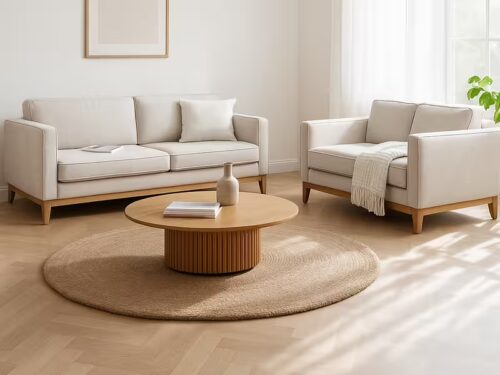 Verna Teak Wood Sofa 3+2 (4)