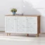 Modern Shoe Rack With Groves In Engineered Wood