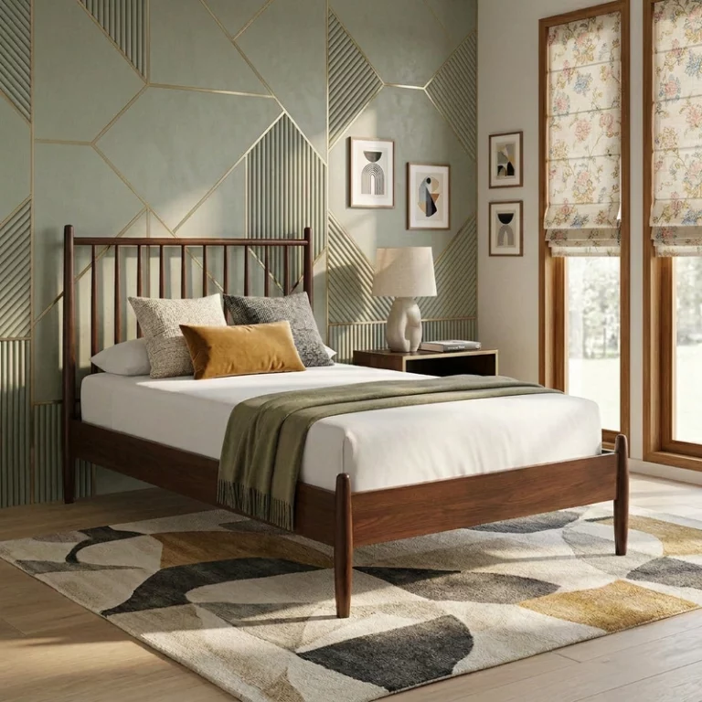 Grill Single Wooden Bed 2