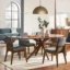 Wilmax 6 Seater Wooden Dining Table Set In Wood