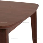 Turin Rectangle 6 Seater Wooden Top Dining Table in Hard Wood - Hard Wood, 6 Seater, Wooden Top - Image 7