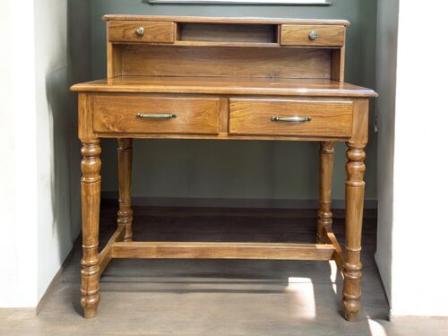 Grace Wooden Study Table In Wood