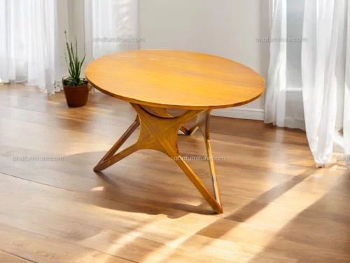 Baffin Wooden Coffee Table In Imported Teak Wood