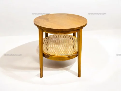 Crete Wooden Coffee Table In Imported Teak Wood