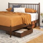 Grill Queen Size With Storage In Teak - Hard Wood, Queen Size, With Storage - Image 2