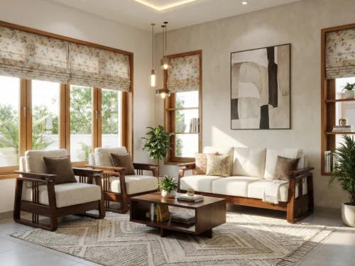 rapa 311 wooden sofa set