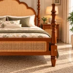 Baikal Wooden Poster Bed In Teak Wood King Size 3