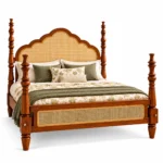 Baikal Wooden Poster Bed In Teak Wood King Size 7