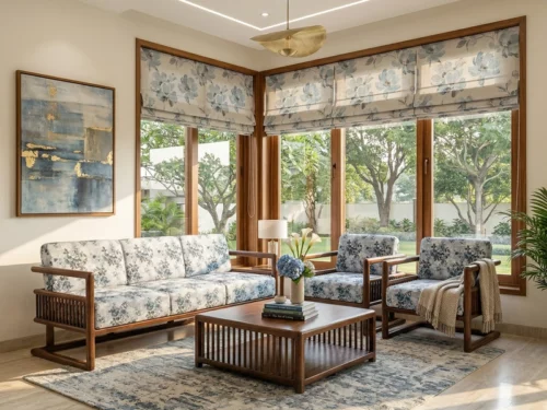 Aurora Wooden Sofa Set 311