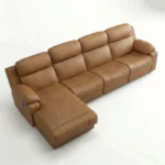 Bruno Premium L Shaped Recliner Sofa With Left Aligned Chaise 6