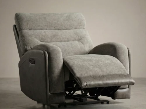 Elegant Comfort 1 Seater Fabric Recliner Sofa