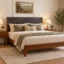 Evora Teak Wood Queen Size Cot