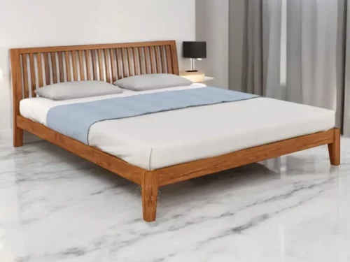Faro Queen Bed In Mahogany Without Storage