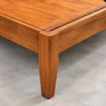 Faro Queen Size Bed In Teak 2