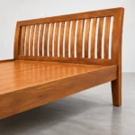 Faro Queen Size Bed In Teak 3