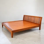 Faro Queen Size Bed In Teak 4