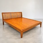Faro Queen Size Bed In Teak 5