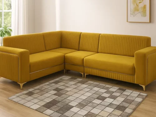Shine L Shape Sofa Set