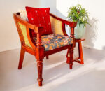 Velvo Arm Chair In Teak Wood